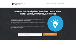 Desktop Screenshot of mypreschoolplan.com